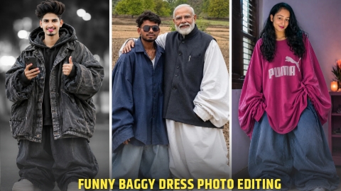 Baggy Dress Ai Photo Editing Prompt