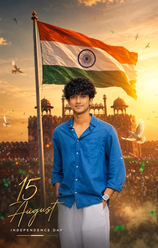 Indian Flag AI Photo Prompt