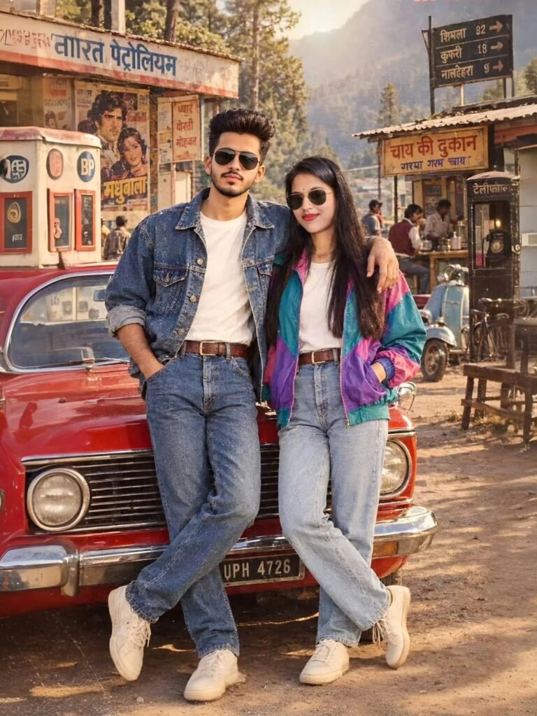 Retro look trend prompt