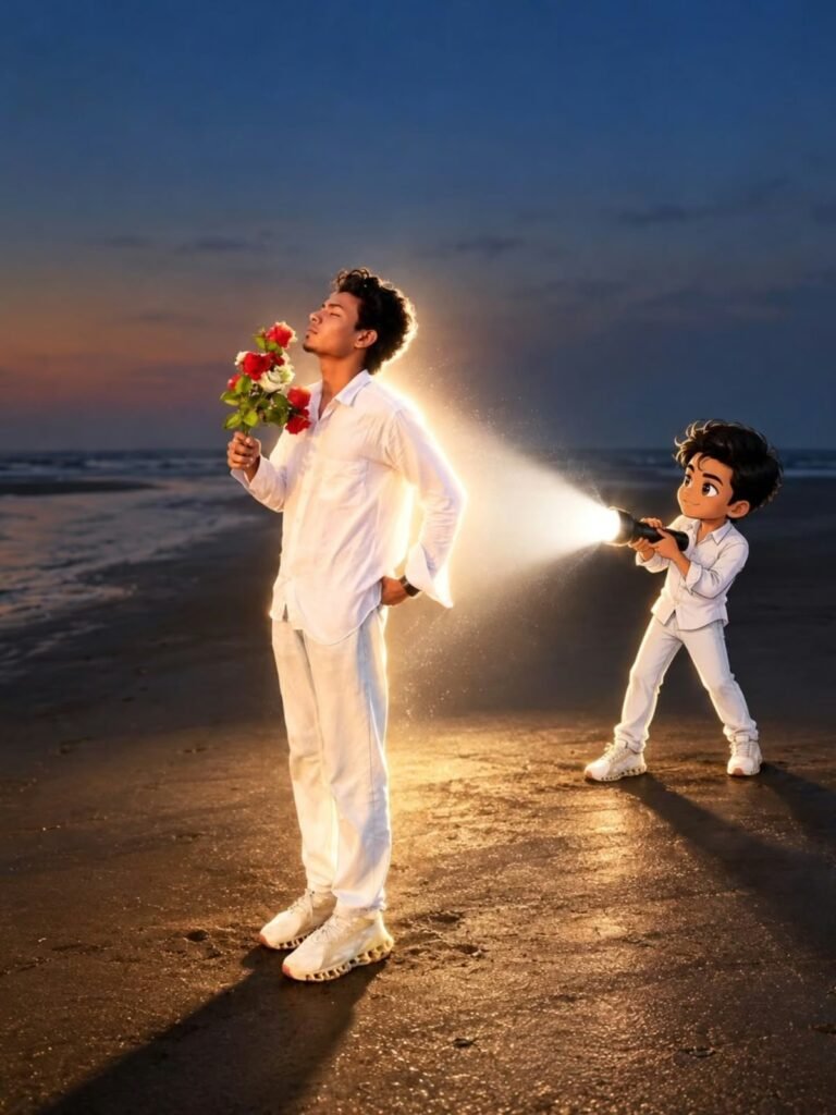 Anime Flashlight Photo Prompt